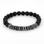 Micro inlaid zircon spacer bracelet