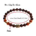 Wooden beads frosted bracelet