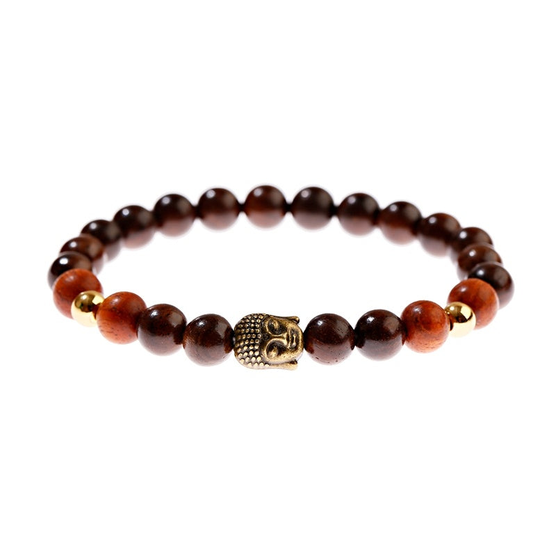Wooden beads frosted bracelet