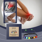 Hoexe Bracelet Minimalist Accessories With Glass Bead Wheel Yoga Portable Accessories Beaded Bracelet