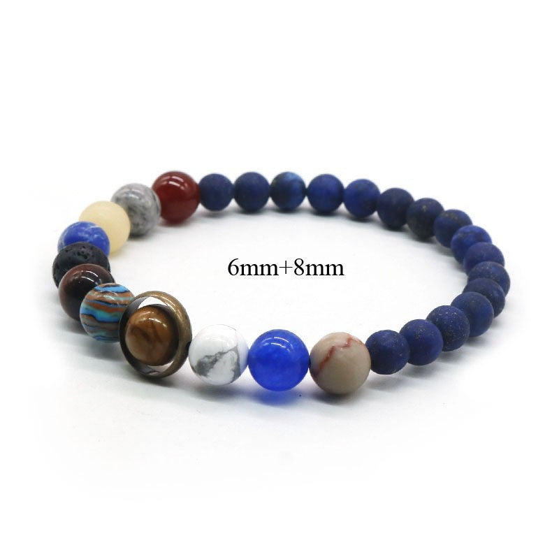 The eight planets of the universe solar system bracelet