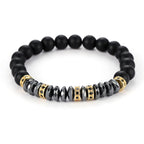 Micro inlaid zircon spacer bracelet