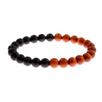 Wooden beads frosted bracelet