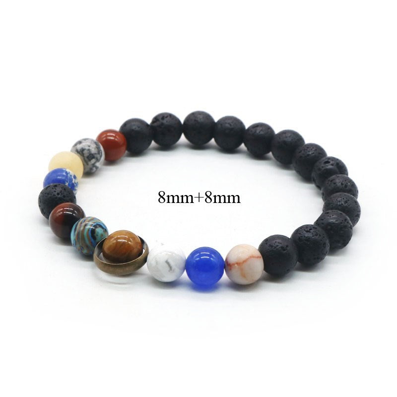 The eight planets of the universe solar system bracelet