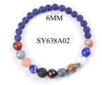 The eight planets of the universe solar system bracelet